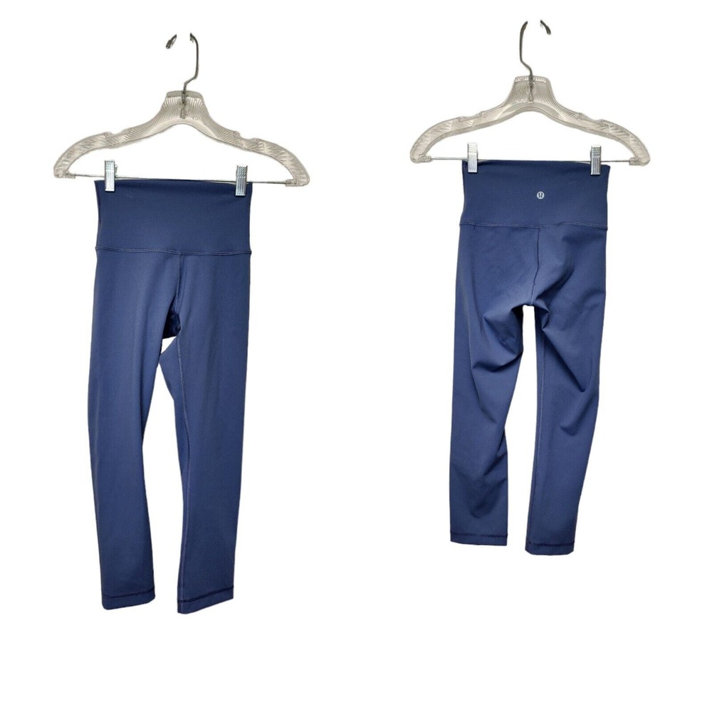 lululemon athletica Navy High-Rise Cropped Leggings